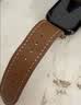 MSSM适用苹果手表表带apple watch爱马仕款iwatch S12小牛皮真皮表带ultra4/S11/10/9/Se3 浅棕38-42mm 实拍图