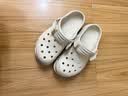 CROCS卡骆驰蜗轮洞洞鞋|208776 水泥灰-160 39(240mm)  实拍图