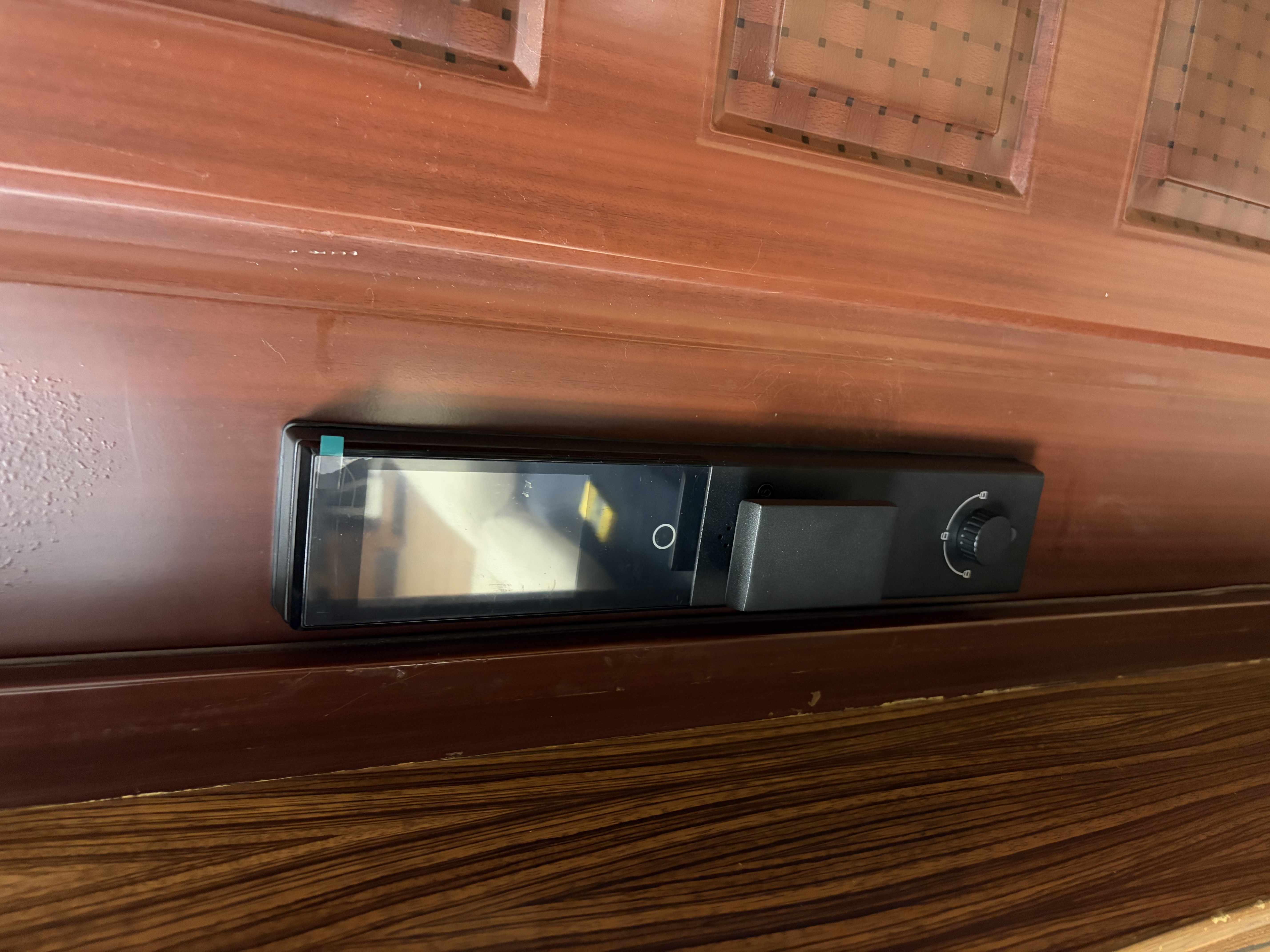 联想R20 智能门锁 指纹锁 3D人脸识别 智能锁 入户门 密码锁 电子锁 全自动 可视猫眼 家用 防盗门 实拍图