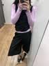 优衣库HEATTECH EXTRA WARM混纺高领T恤/长袖女装9%羊绒478954 478954/69藏青色 M 实拍图