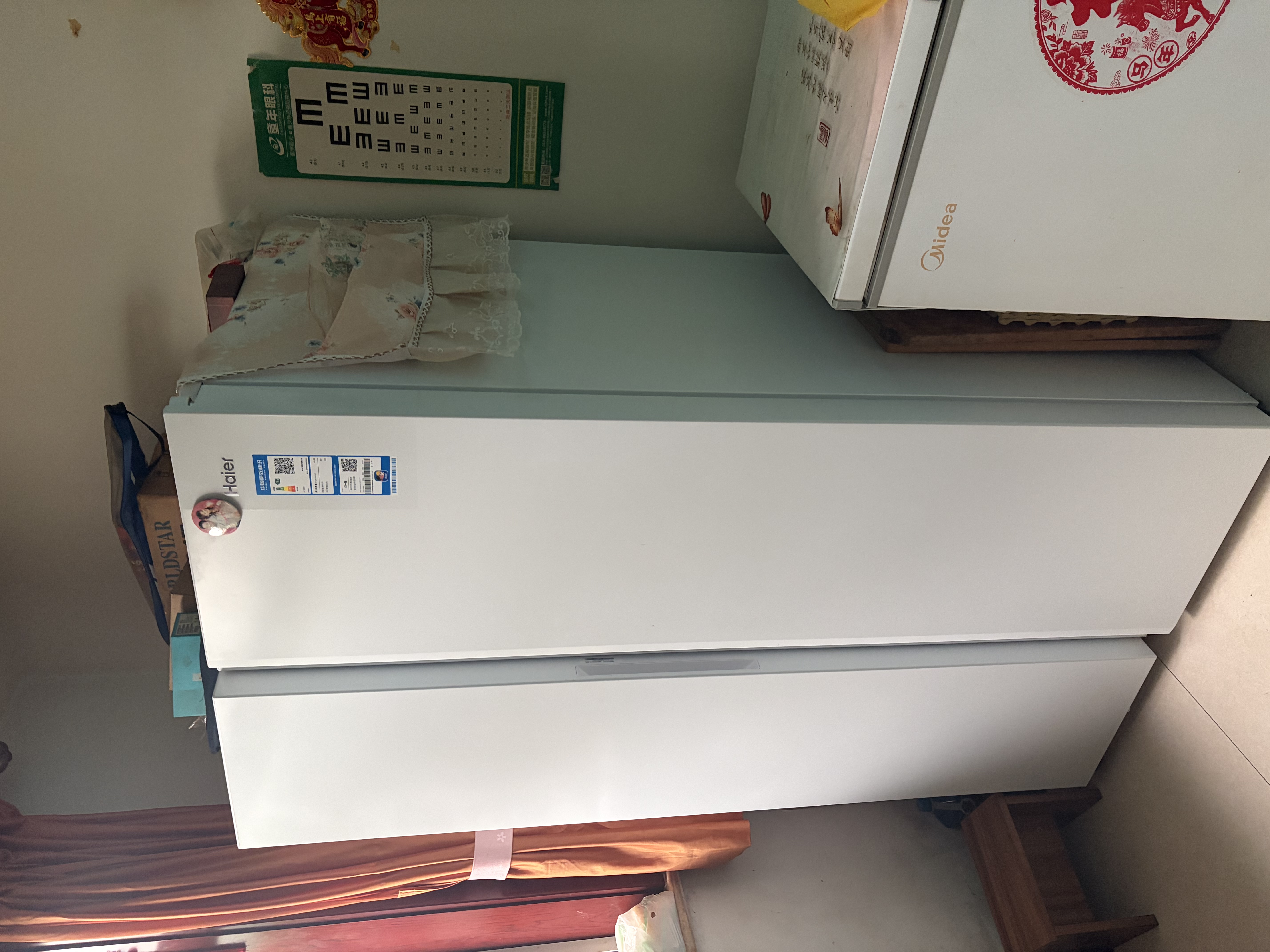 海尔冰箱双开门对开门620升纤薄一级能效双变频风冷无霜大容量节能保鲜家用冰雪白以旧换新家电补贴 620升大容量+黑金净化+90°开门悬停 实拍图