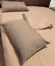 京东京造100%纯棉四件套全棉床单被套抑菌套件床上用品220*240cm1.8/2.0米床 咖色 实拍图