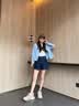 ZHR德训鞋女春秋复古运动休闲鞋女百搭厚底显高女鞋 KS210 杏色  37 实拍图