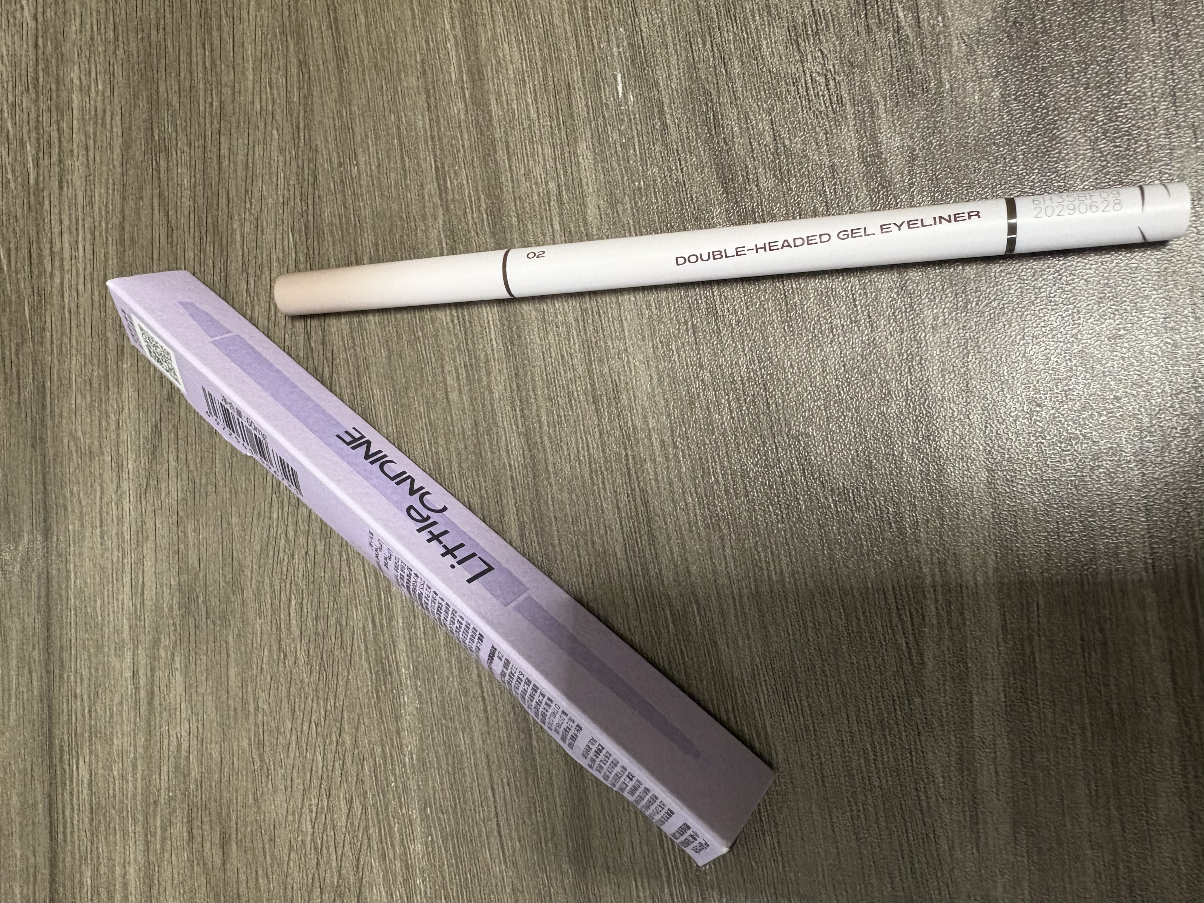 小奥汀（littleondine）极细双头眼线胶笔02深棕 胶笔眉笔防水防汗不易晕染顺滑国庆出游 晒单实拍图