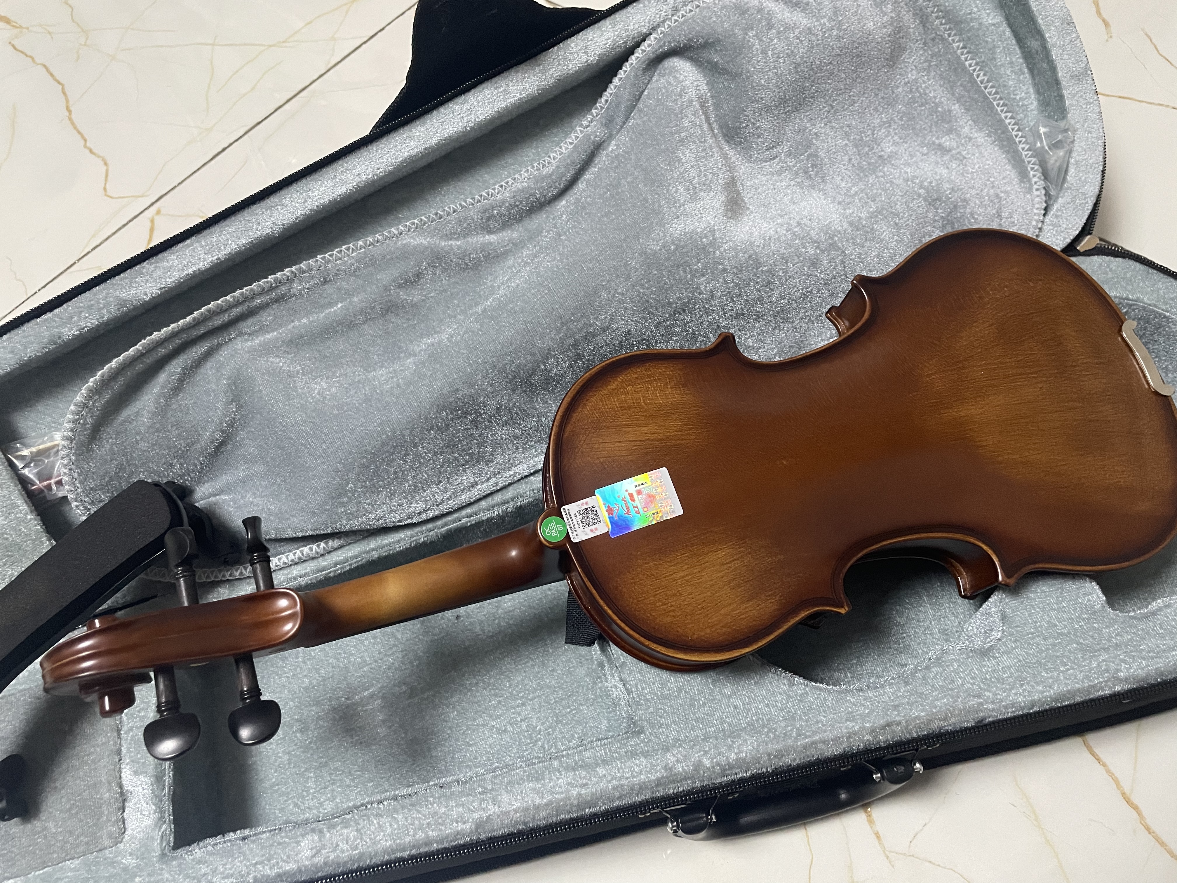 红棉（Kapok）手工全实木小提琴新手入门练习考级学生儿童初学者专用NS-30 1/4 实拍图
