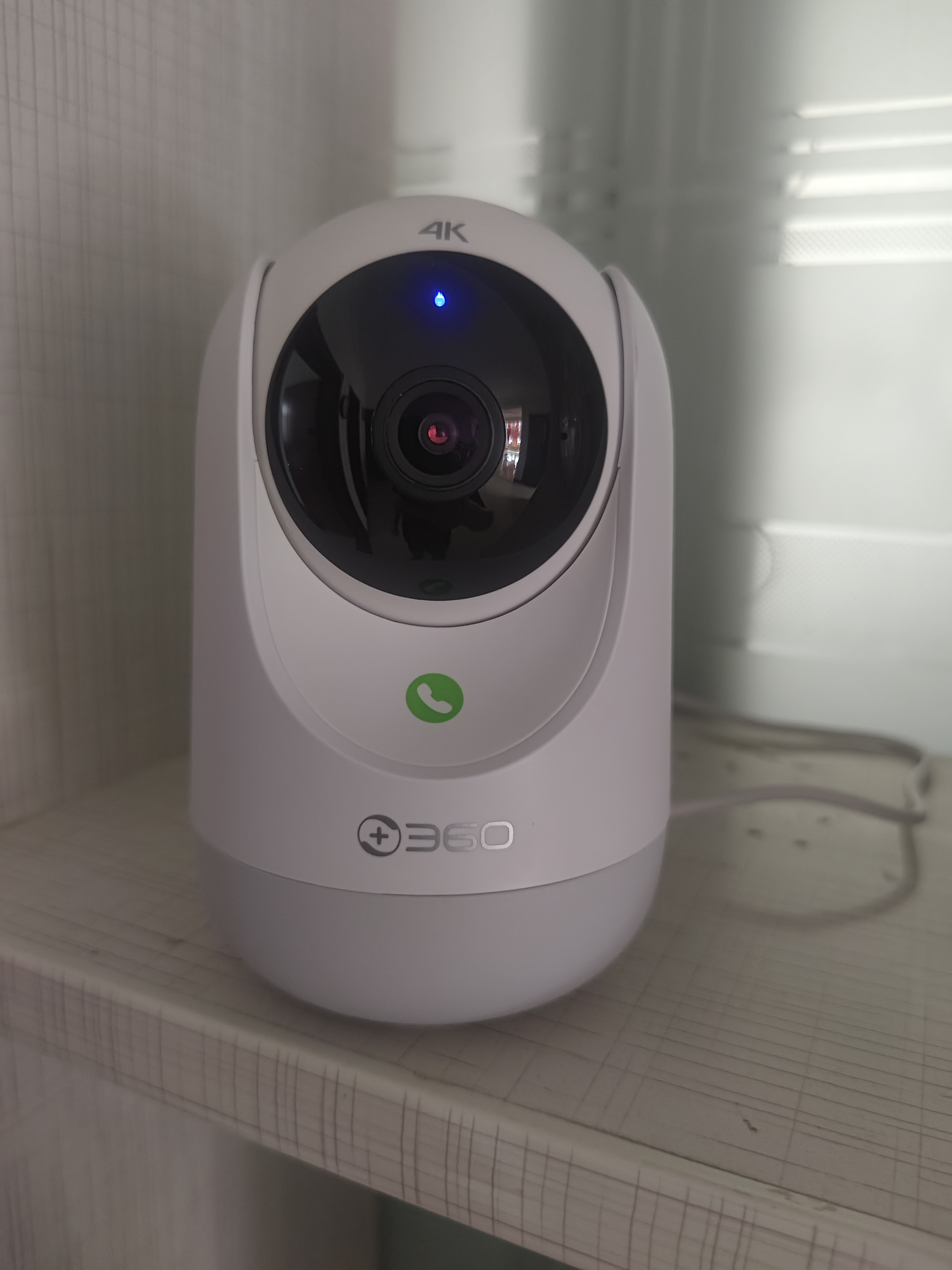360摄像头9pro-800万双频WIFI云台家用摄像头家用监控摄像机手机远程监控器360度夜视全景 婴儿看护器 实拍图
