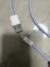 品胜苹果数据线iphone充电线快充适用iPhone14Pro/13/12/XR/11/8手机ipad平板USB充电器线车载编织蓝 实拍图