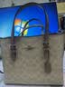 蔻驰（COACH）【品牌直供】女士MOLLIE 25中号斜挎托特包拿铁色CV965礼物次日达 实拍图