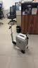 爱尔威（Airwheel）电动行李箱可骑行智能拉杆箱可坐可代步20英寸登机箱 青春版—银 实拍图