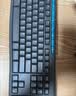 罗技（Logitech）M185鼠标 无线鼠标 办公鼠标 对称鼠标 黑色蓝边 带无线2.4G接收器 实拍图