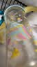 贝亲（Pigeon）防胀气 自然成长翻盖直饮吸管 大童奶瓶330ml 马戏团 18月+ AA279 实拍图
