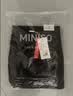 名创优品（MINISO）休闲直筒裤子男重磅潮流秋季青少年宽松百搭垂感卫裤 黑 M 实拍图