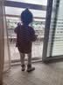 幼歌（YOUGE）春新中小童缤纷彩虹假两件打底衫打底裤亲肤透气两件套 彩色条纹 (上衣）（偏大，建议选小一码） 110 cm 实拍图