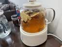 小熊（Bear）全玻璃养生壶 纯玻璃多功能恒温烧水壶煮水壶 办公室轻音炖煮茶壶 1L YSH-J10D1 实拍图