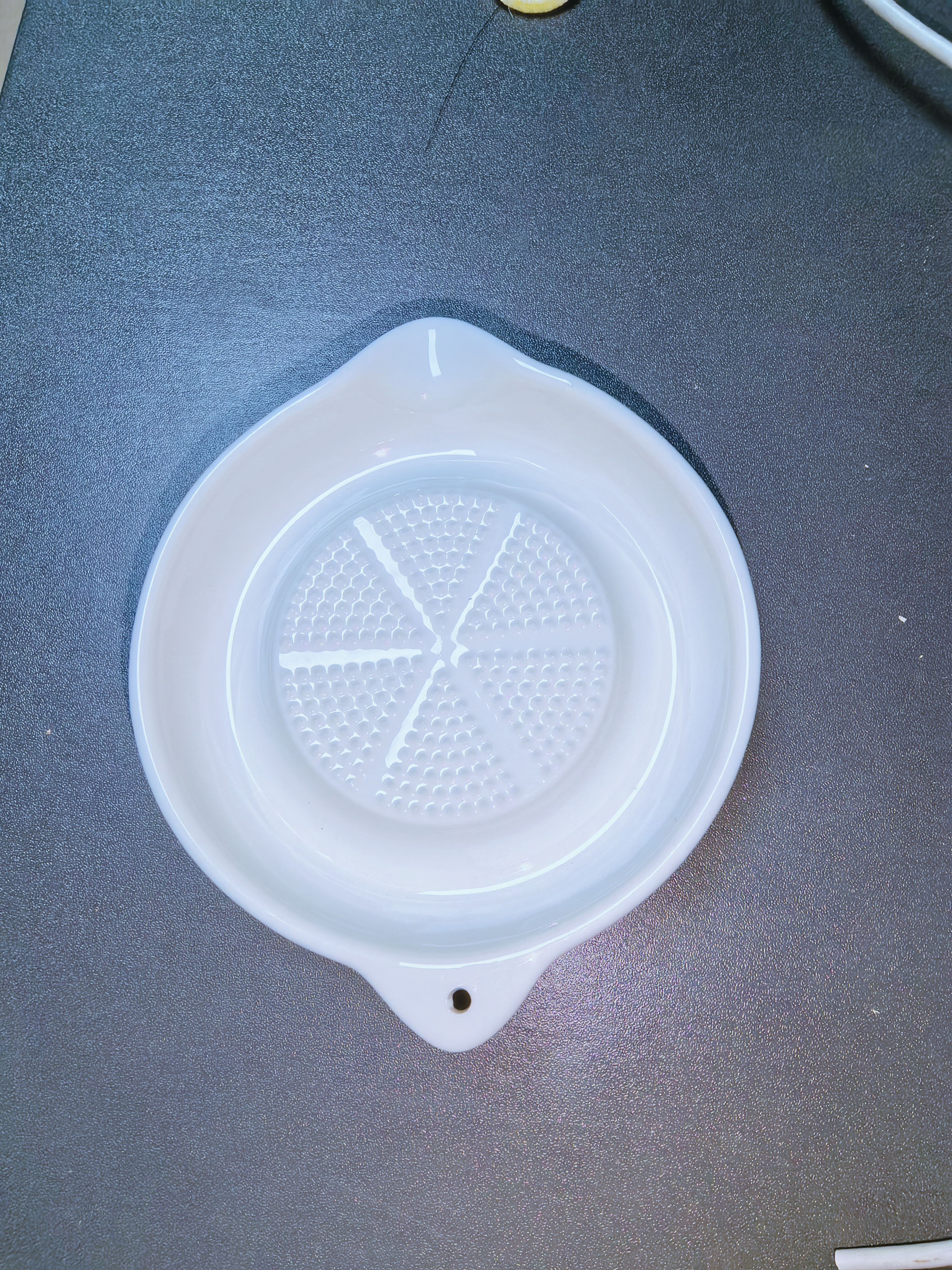 拜杰陶瓷磨姜泥神器蒜泥姜蓉研磨盘器碗擦姜末汁磨蒜器手工手动磨泥器 实拍图