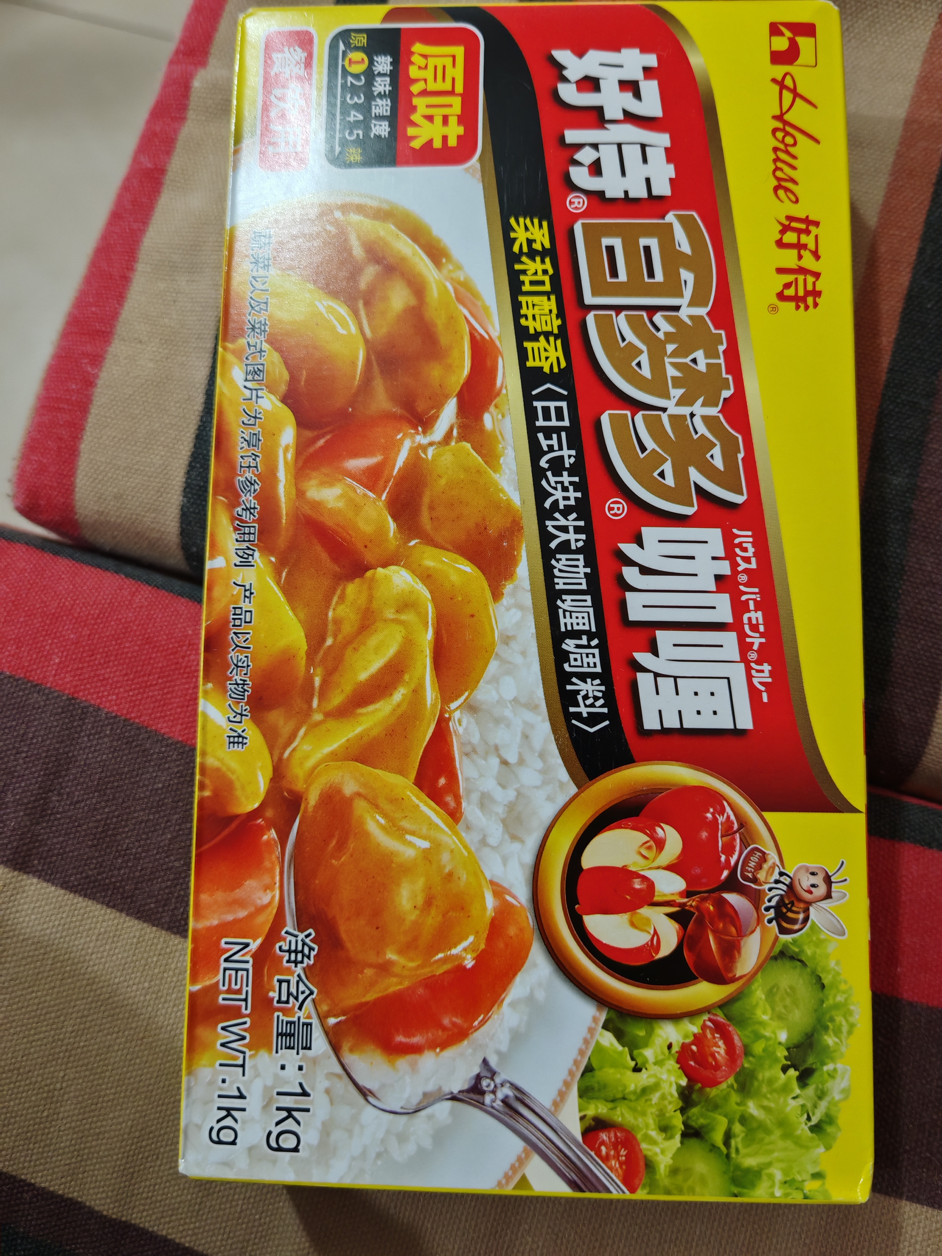 好侍（HOUSE）好侍百梦多咖喱 日式块状咖喱调料1kg 餐饮装 实拍图