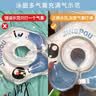 鲸保婴儿游泳圈0-12个月脖圈 新生儿游泳圈宝宝洗澡颈圈K5012蓝色大码 实拍图