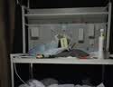 悠乐美家具 YOU LEMEI大学生宿舍床上桌洞洞板一体上下铺通用书桌电脑桌大尺寸不压床单 【白架】白色桌面+30件赠品【上下铺皆可固定】 实拍图