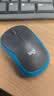 罗技（Logitech）MK275 键鼠套装 无线键鼠套装 办公键鼠套装 全尺寸 商务键鼠套装 带无线2.4G接收器 黑蓝色 实拍图
