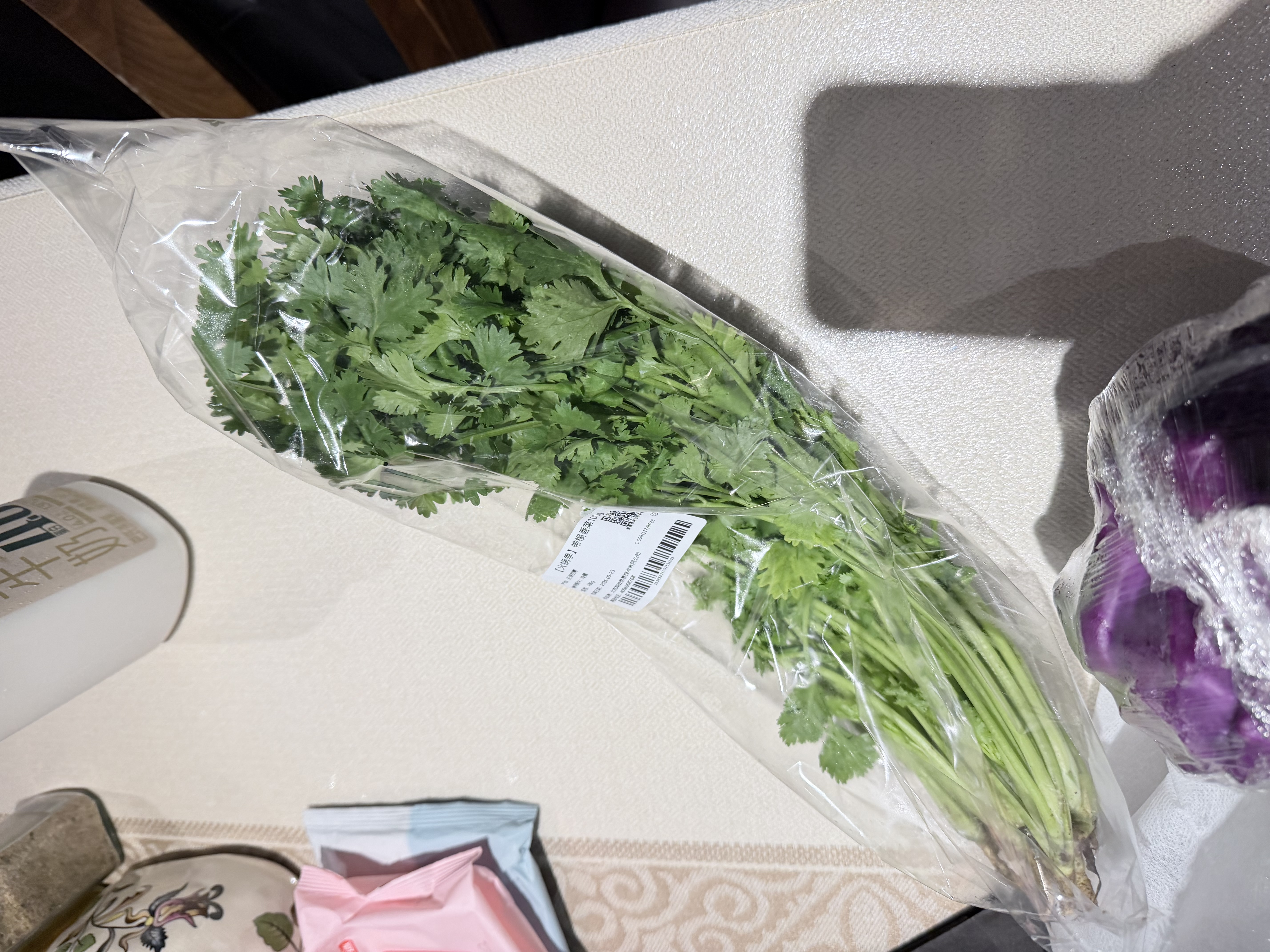 【火锅季】带根香菜100g 实拍图