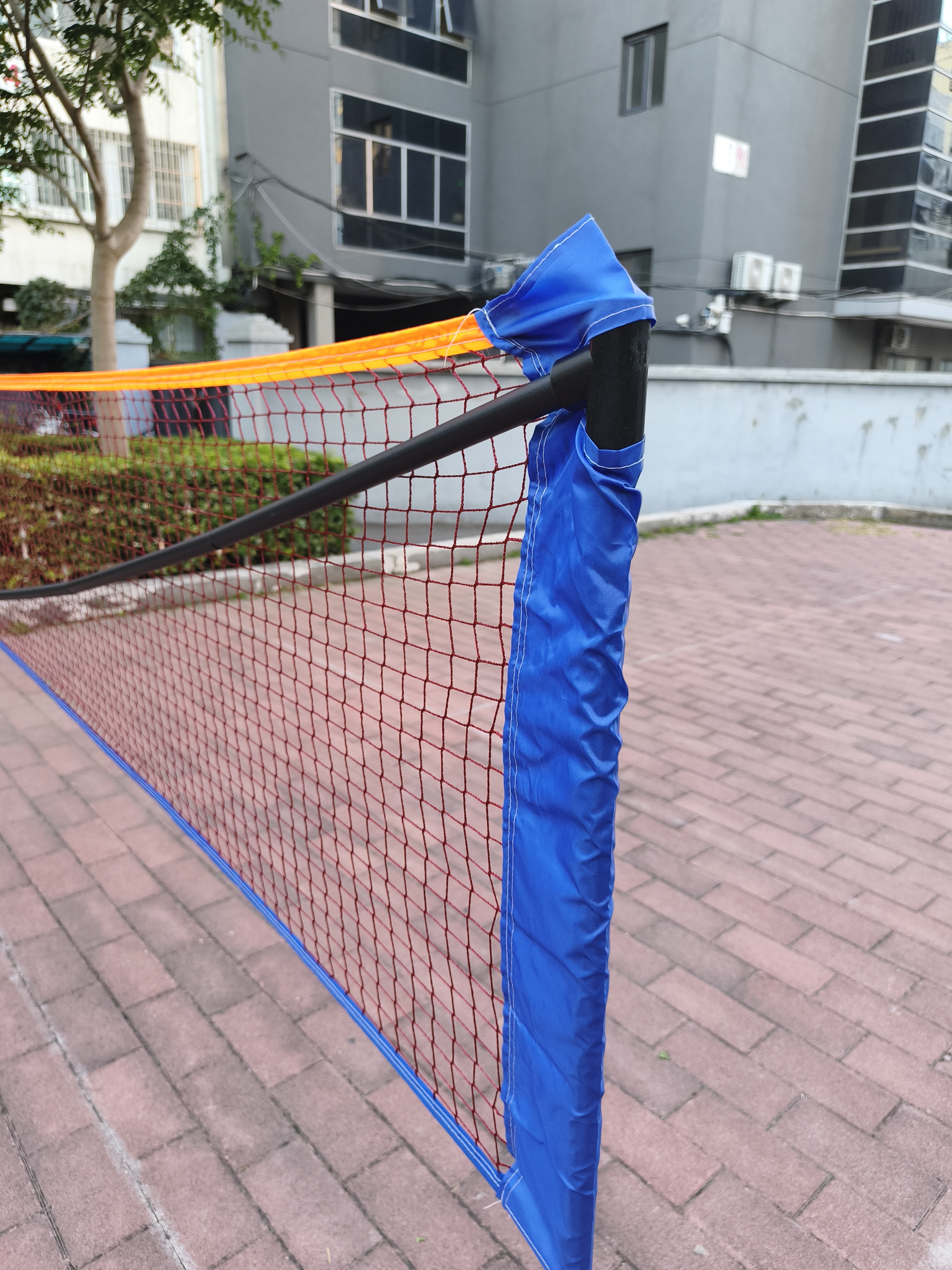 便携标准羽毛球网架移动网柱家用羽毛球网 5.1m 家庭款-含架子+收纳包+球网 实拍图