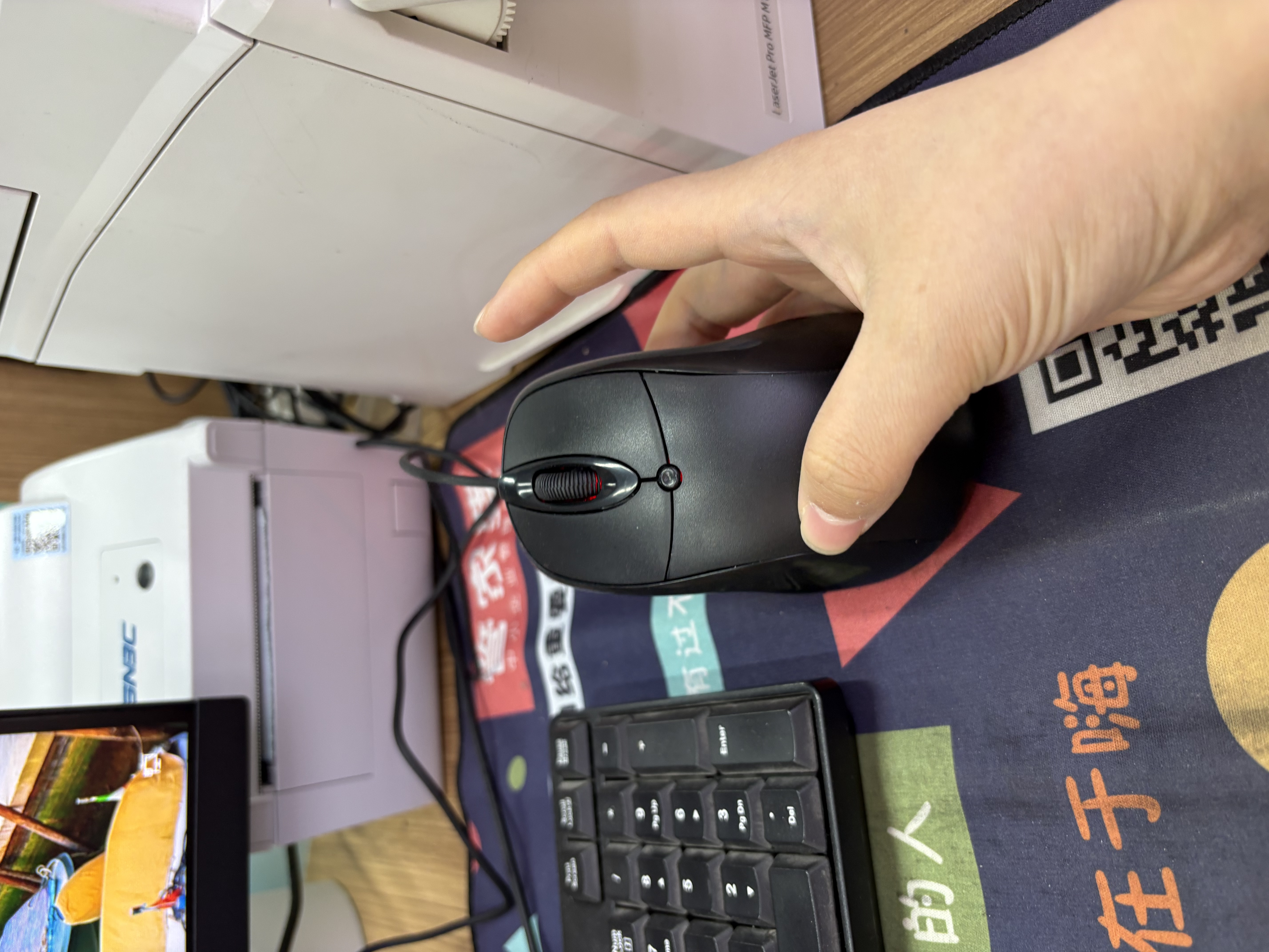 吉选（GESOBYTE）M200 PS2办公有线鼠标 电脑台式机专用 办公室家用P口圆形接口 企业集采 可开增税专票 黑色 实拍图