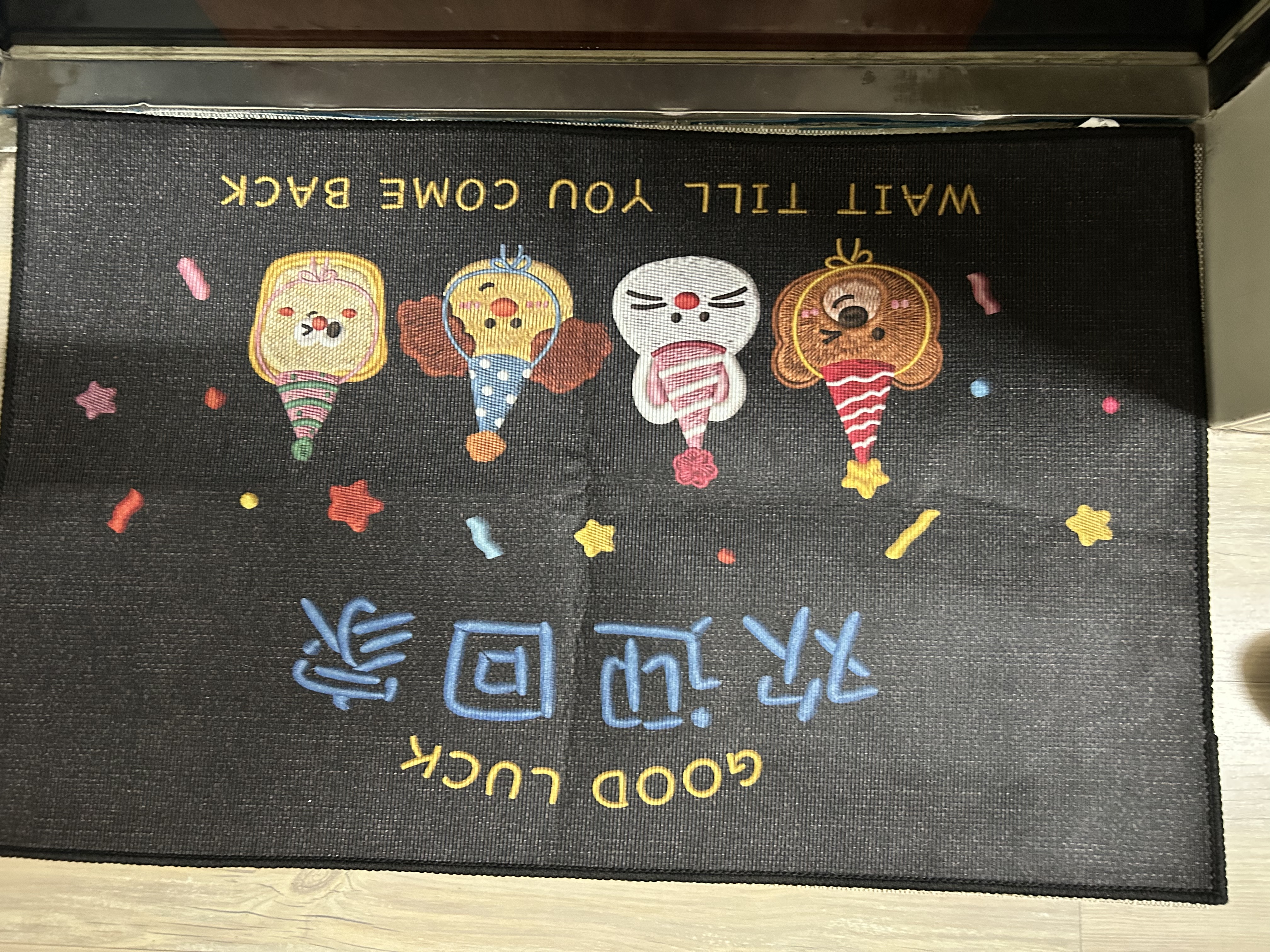 布迪思入户门地垫进户门口垫子轻奢高级卡通吸水防滑进门脚垫80*50CM 实拍图