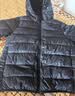 迷你巴拉（minibala）【防水透湿】男女童保暖连帽三防保暖儿童羽绒外套秋冬 黑色90001 【灰鸭绒-1000+洁净度】 110 【充绒量40.9g】 实拍图