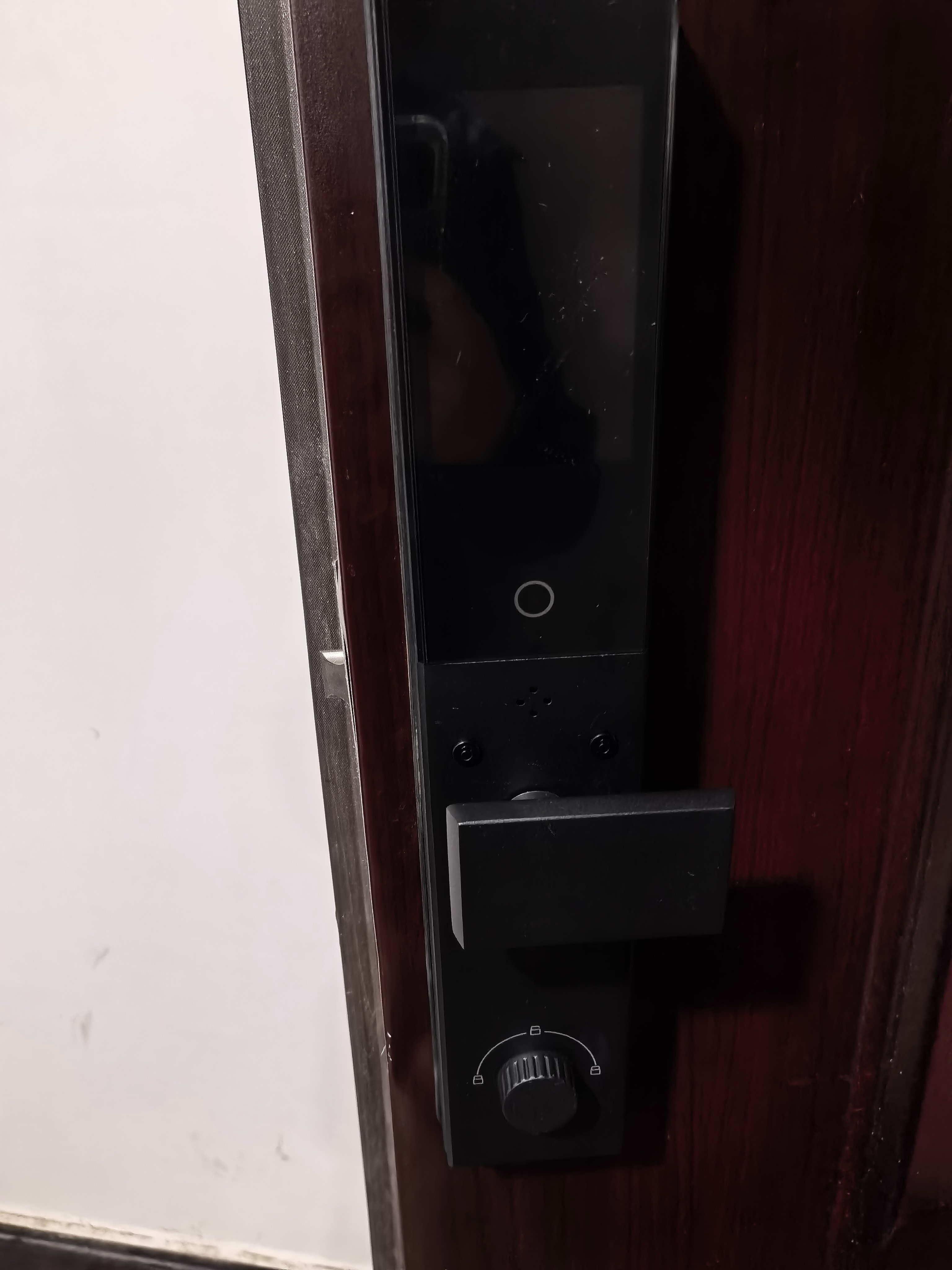 联想R20 智能门锁 指纹锁 3D人脸识别 智能锁 入户门 密码锁 电子锁 全自动 可视猫眼 家用 防盗门 实拍图