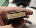 ZIPPO打火机之宝防风煤油 黑裂漆经典商标 生日礼物送男友 含油套装 实拍图