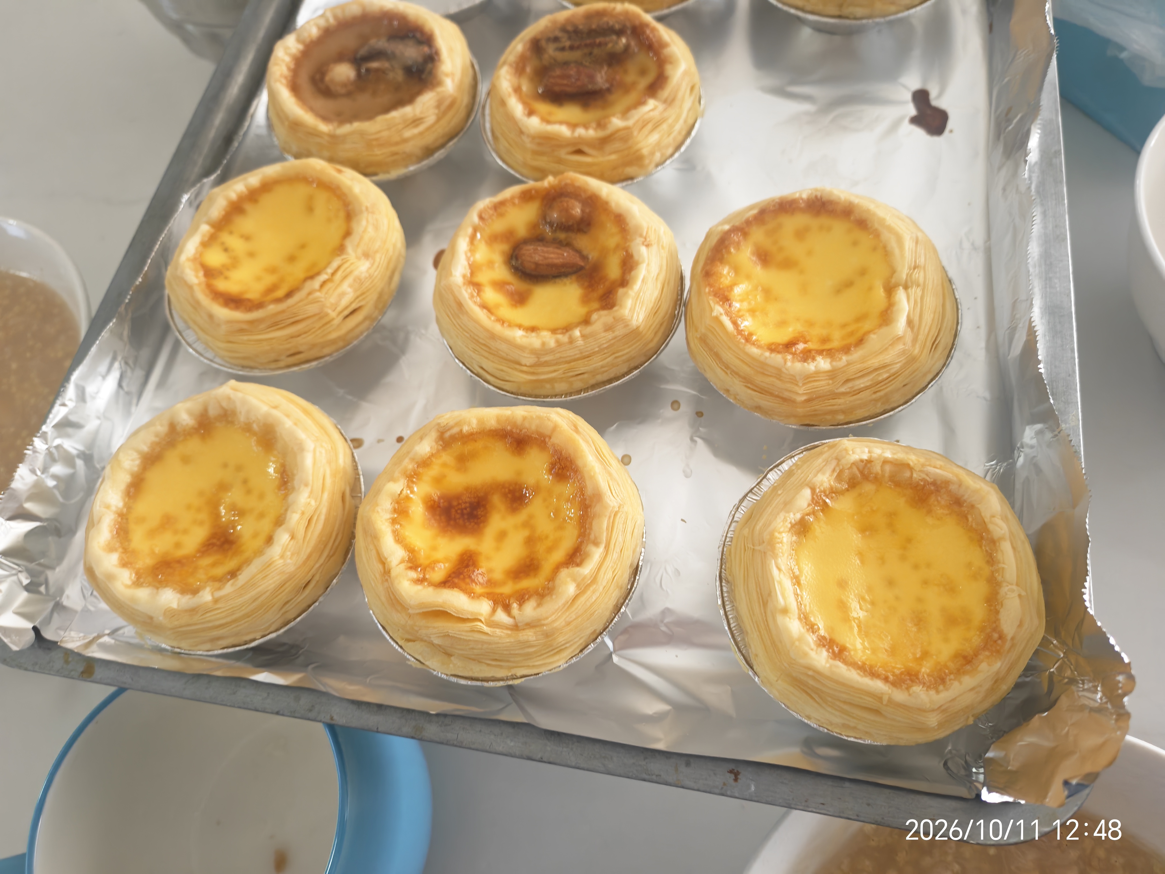 大希地爆爆酥手工黄油蛋挞皮 400g 16个装 烘焙食材半成品 儿童挞皮 实拍图