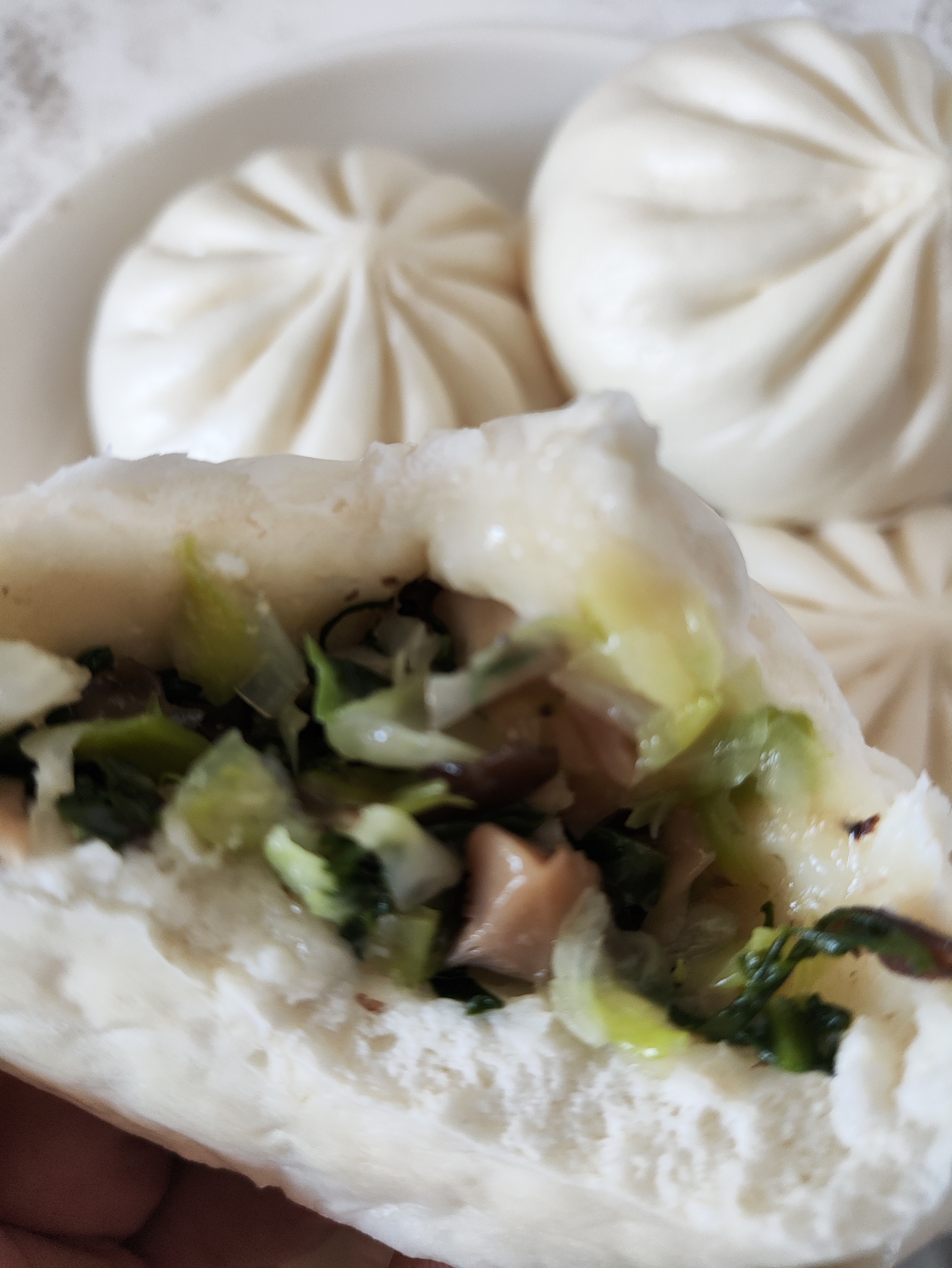 湾仔码头香菇素菜大包子390g 6只包子速食面点夜宵儿童早餐速冻半成品 实拍图