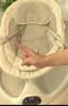 嘻优米婴儿摇摇椅电动哄娃神器宝宝哄睡摇篮床新生儿礼盒用品满月礼物 灰【蚊帐+APP+蓝牙+玩偶+头枕】 实拍图