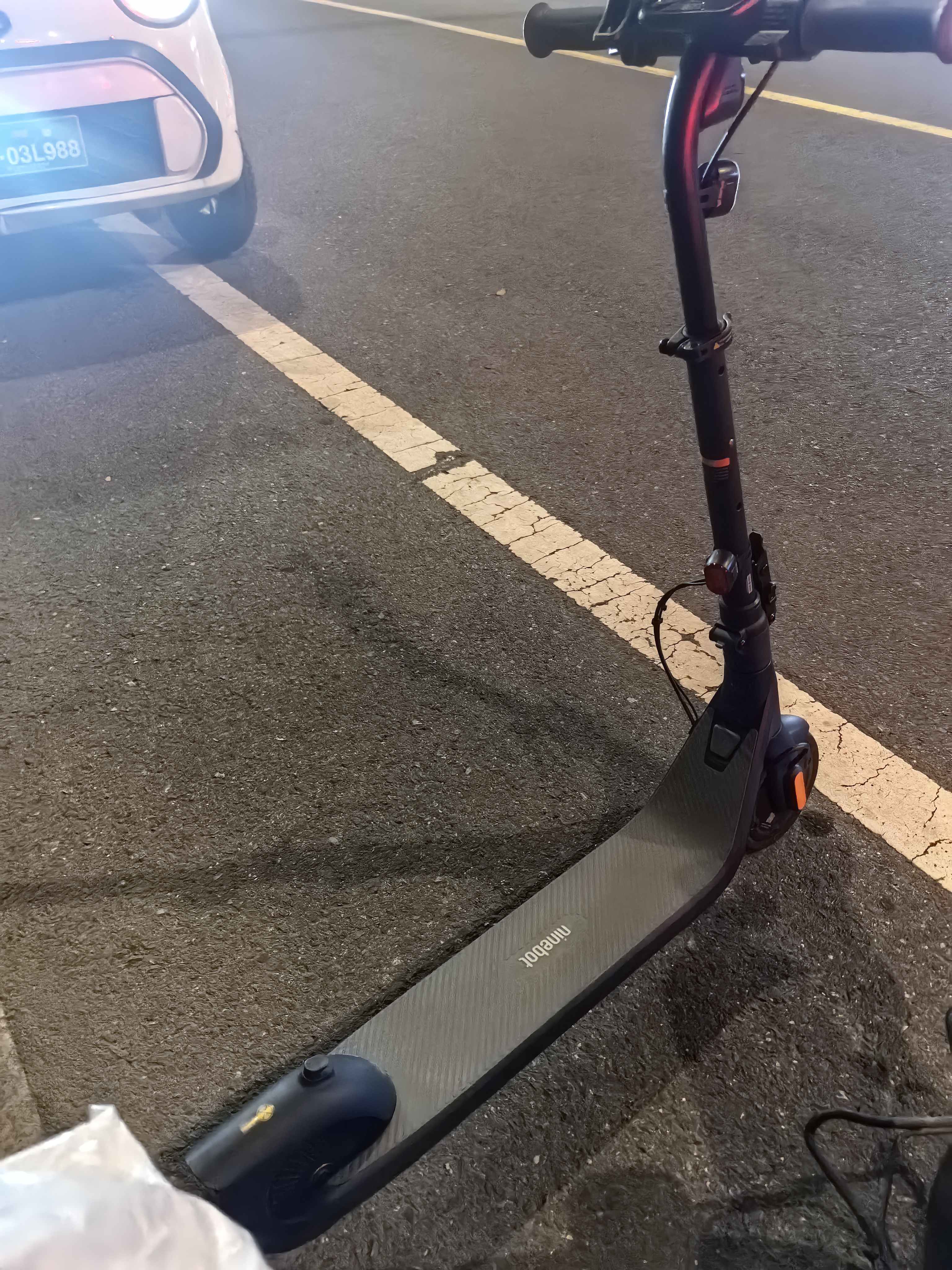 九号（Ninebot）电动滑板车C2Pro蓝黑色 电动车两轮儿童玩具生日礼物折叠便携式代步车高度三挡可调 实拍图