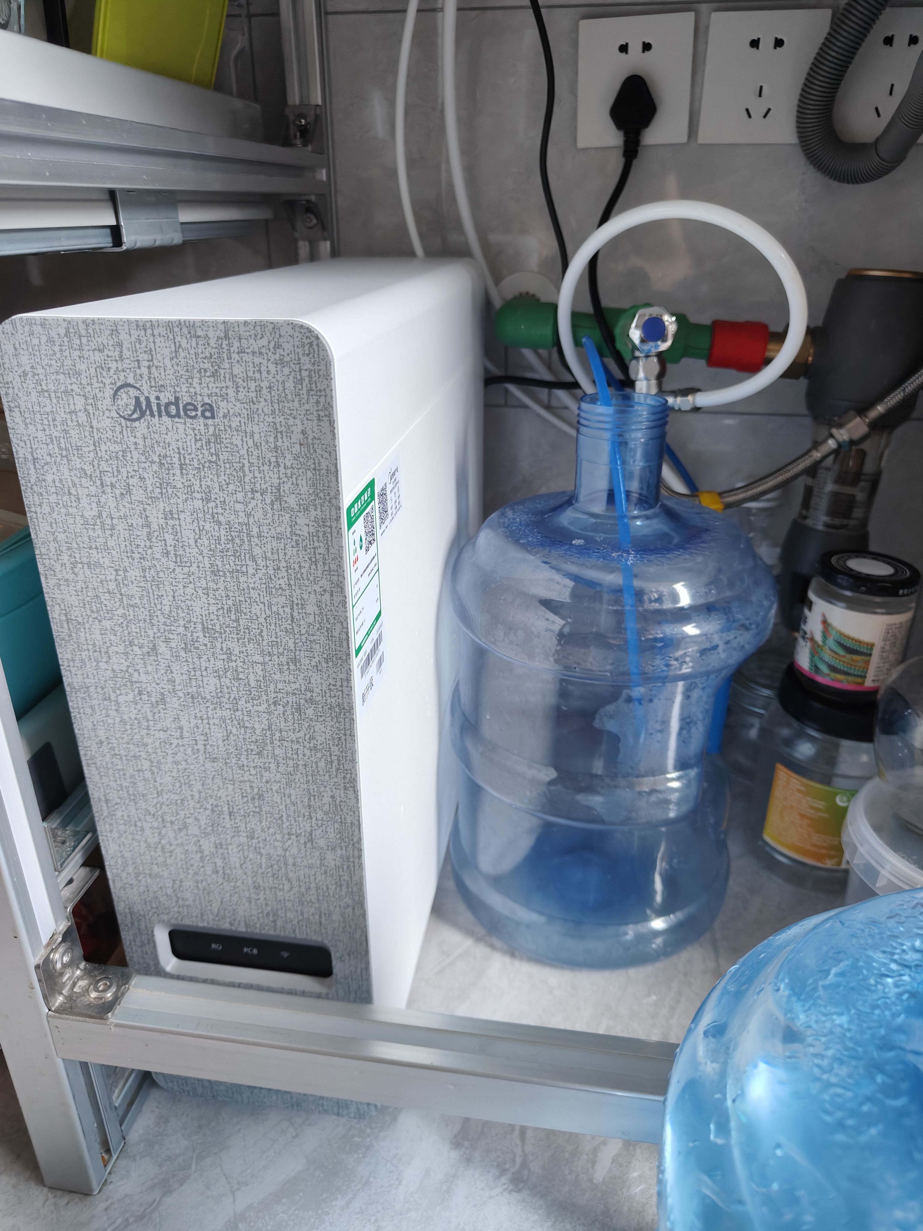 美的（Midea）净水器白泽Max1200G【瞬时1400G】0阻垢剂 6年长效RO反渗透 家用厨房专用台下用直饮过滤净水机 实拍图