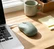 罗技（Logitech）M221 轻音鼠标 无线鼠标 办公鼠标 对称鼠标 带无线微型接收器 薄荷绿 实拍图