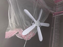 中联（ZOLEE）电风扇迷你微风扇小风扇小电扇小吊扇家用办公室工业学生宿舍床头蚊帐 5叶直径70cm标配【1.8米线长】 实拍图