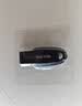Sandisk闪迪128GB USB3.2 U盘 CZ550黑色 读速100MB/s 安全加密 数据恢复 学习办公电脑车载 高速大容量优盘 实拍图