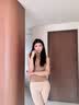 猫人（MiiOW）女士保暖内衣女生羊毛蚕丝双面绒保暖衣保暖背心带胸垫基础打底衣 实拍图