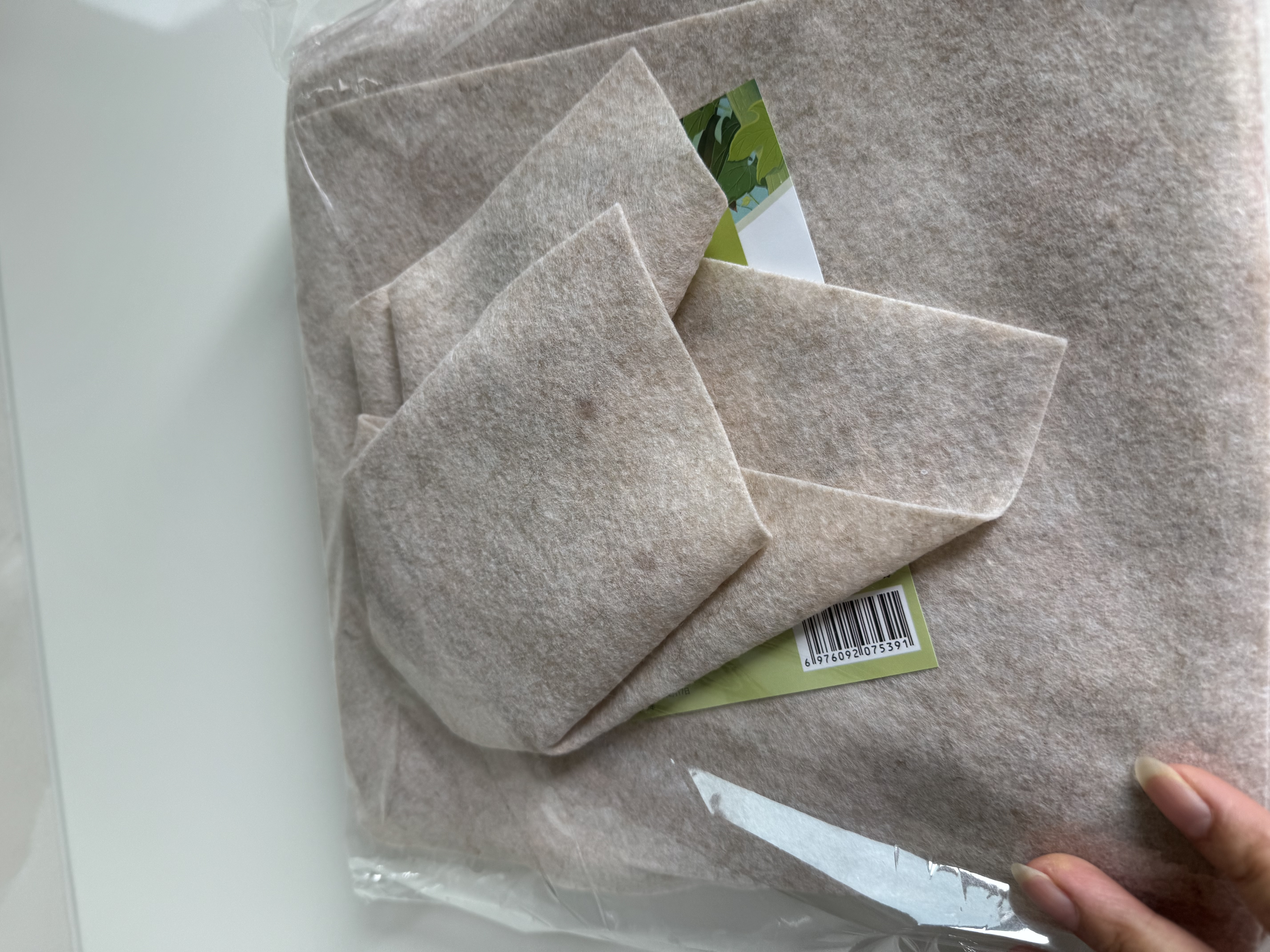 巨奇严选 丝瓜抹布25*25CM*32片丝瓜洗碗布不掉毛厨房强力去油污抹布 实拍图