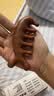 领臣（LINGCHEN）按摩梳头皮按摩梳经络梳檀木梳子宽齿梳刮痧头部按摩刮痧提拉教师节中秋节礼物 实拍图