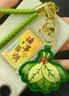 周大福诸事皆顺足金黄金金章配柚子叶挂件女 EOR2028生日礼物 实拍图
