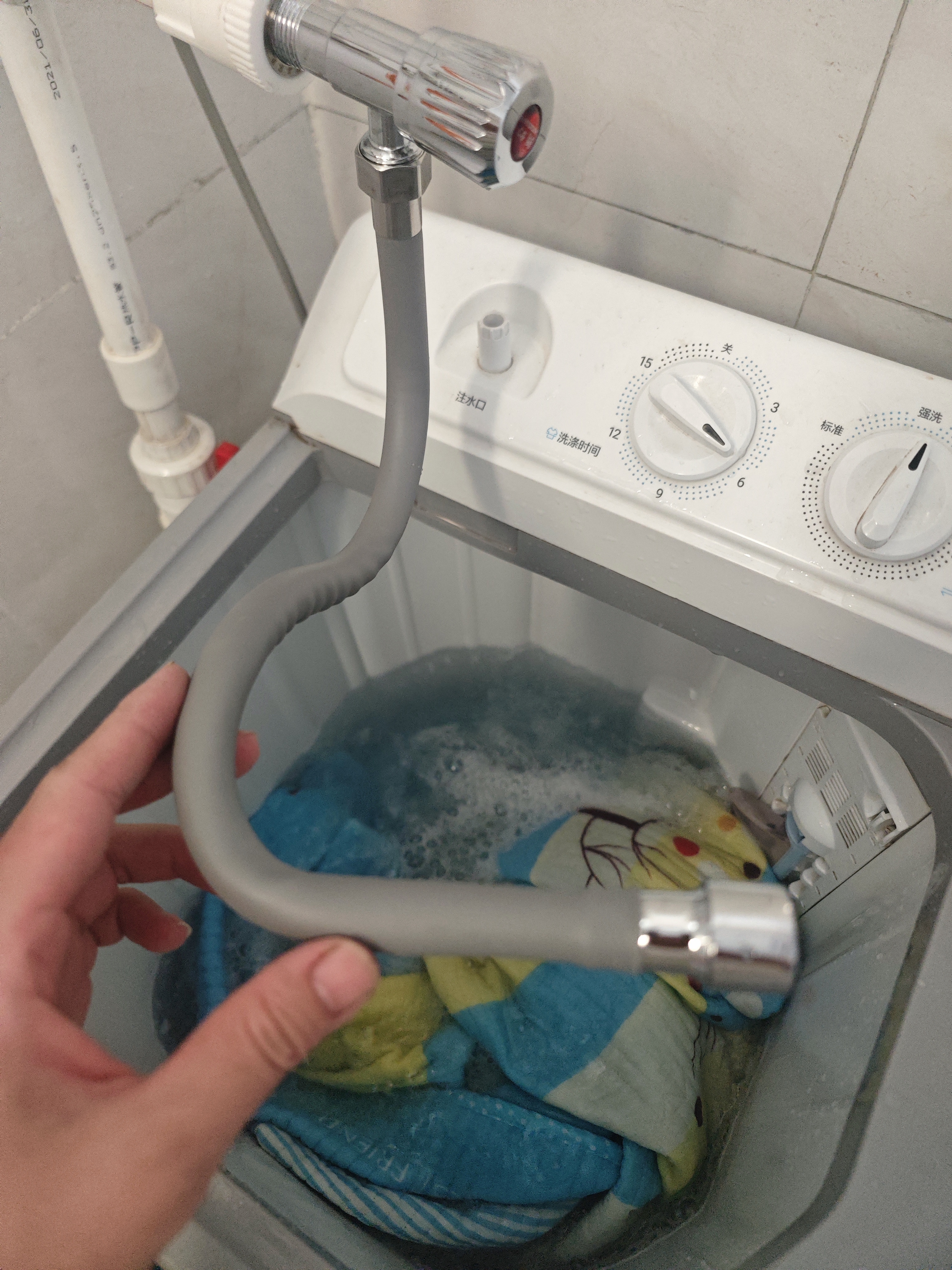 葆氏水龙头延长器万向延长管防溅神器加长外接通用水管软管可旋转 实拍图