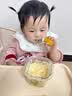 葆氏婴幼儿辅食盒玻璃可蒸煮储存盒冷冻格保鲜宝宝蒸蛋碗2个容量180ml 实拍图