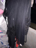 媚の火女士性感睡衣女夏季吊带睡裙两件套蕾丝内衣居服大码冰丝高级感 黑色 L码（105-115斤） 实拍图