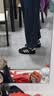 阿迪达斯（adidas）三叶草男女儿童经典贝壳头板鞋 LA1391黑色【JH9977升级款】 实拍图