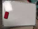 京宏45*60cm双面白板写字板商用磁吸板小白板墙贴黑板办公用记事板看板小黑板儿童家用教学可擦写画板 实拍图