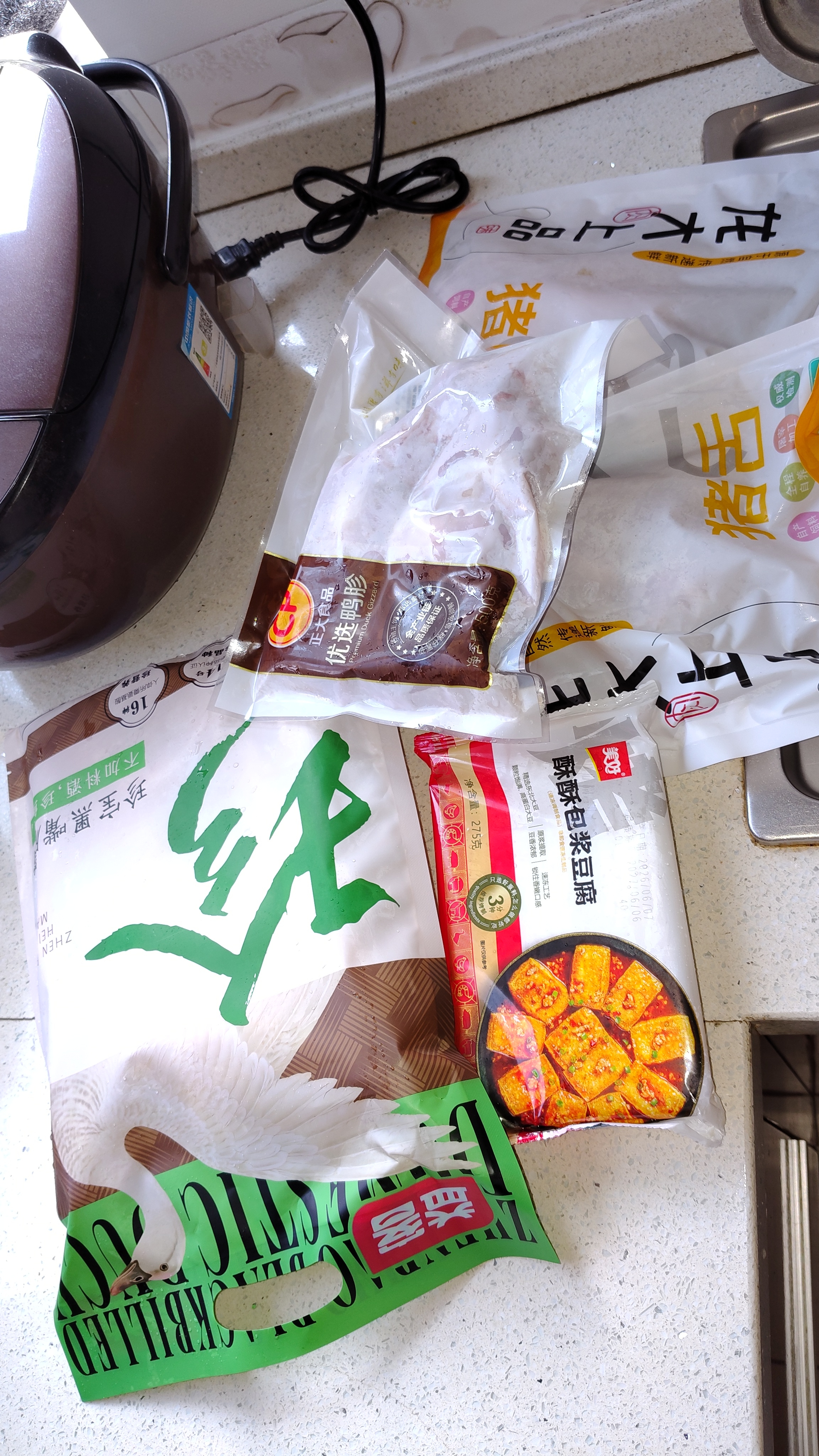 正大樱桃谷鸭胗1斤 鸭货生鲜 鸭肫火锅食材鸭胗花 实拍图