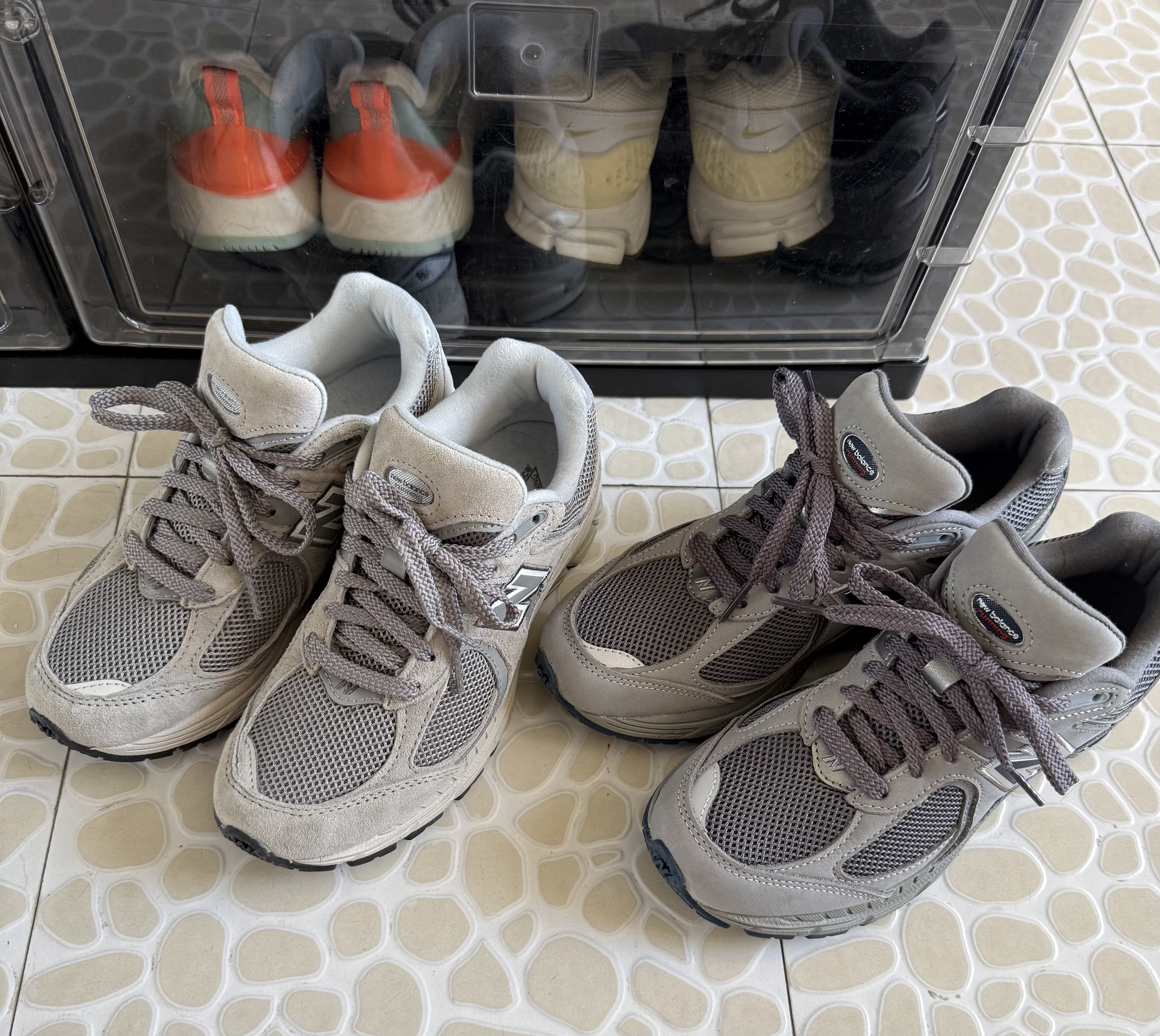 NEW BALANCE秋冬男女情侣同款复古休闲百搭薄底运动鞋CM996系列CM996GR2 37 实拍图