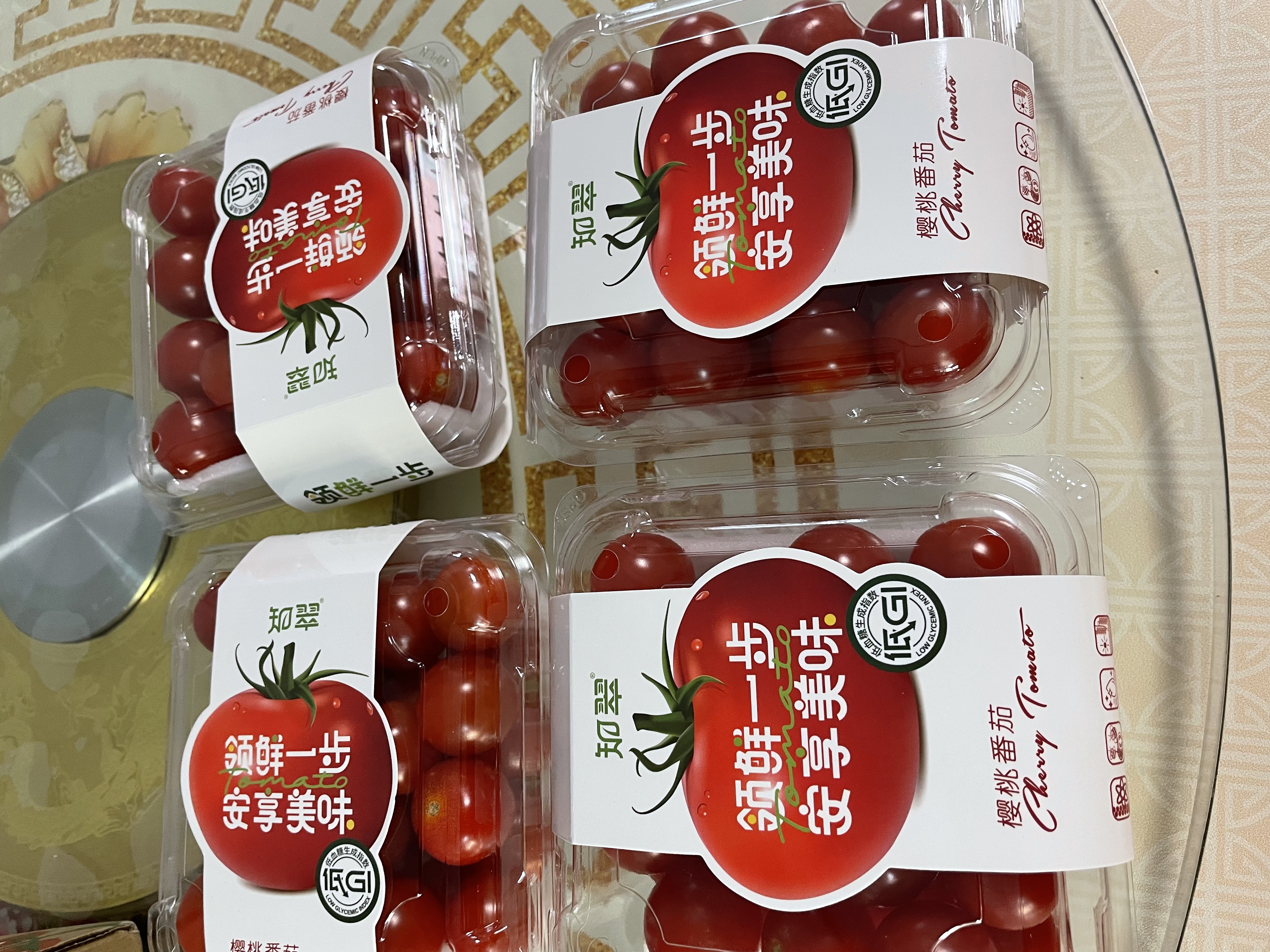 京鲜生 红宝石樱桃番茄400g*4盒 自然成熟水果西红柿圣女果源头直发 实拍图